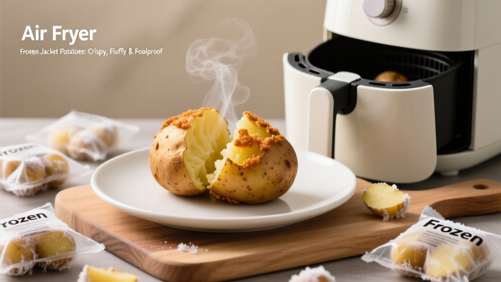 Air Fryer Frozen Jacket Potatoes: Crispy, Fluffy & Foolproof