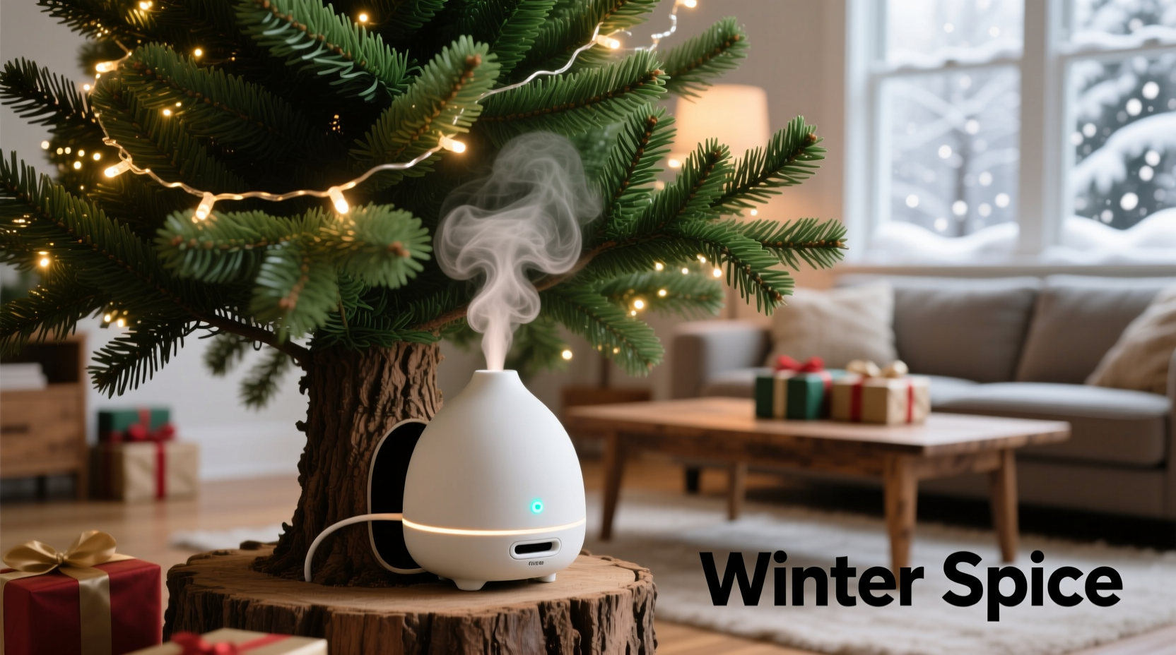 how to create a scent diffuser inside your artificial christmas tree