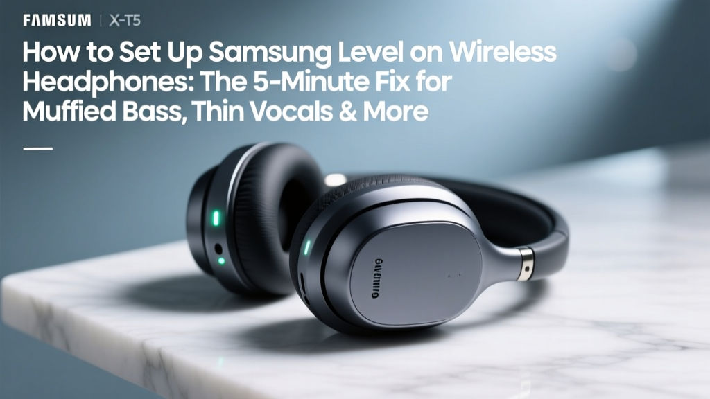 How to Setup Samsung Level on Wireless Headphones