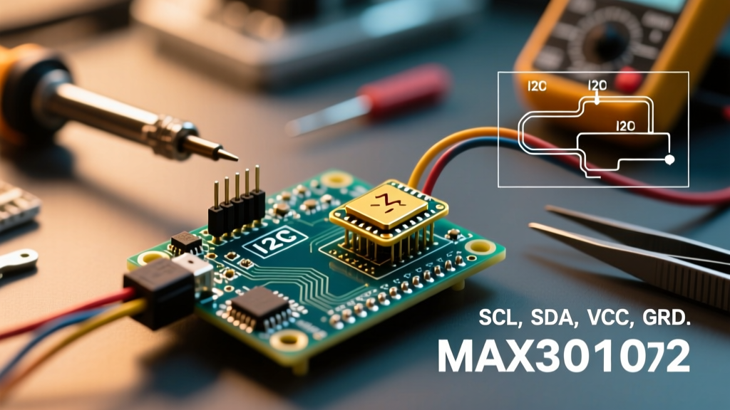Heart Rate Sensor Arduino Tutorial: MAX30102 I2C Wiring Guide