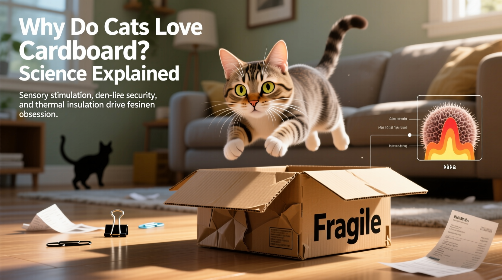 why is my cat suddenly obsessed with cardboard boxes science explained