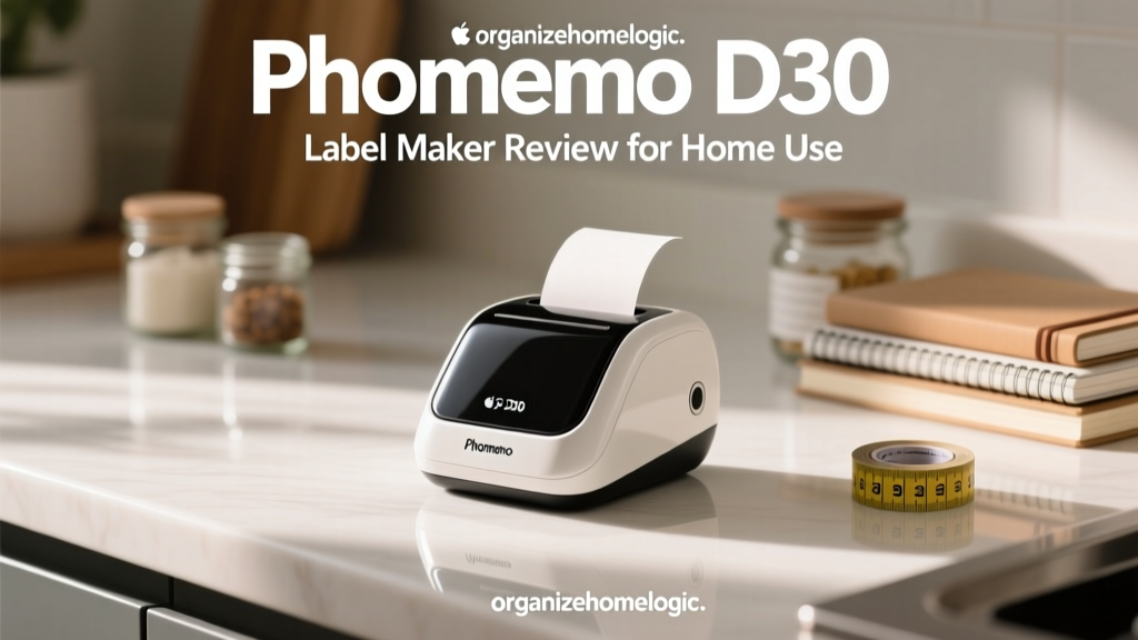 Phomemo D30 Label Maker Review for Home Use