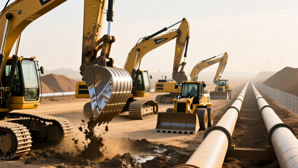 How the Biggest Construction Equipment Manufacturers Build Pipelines