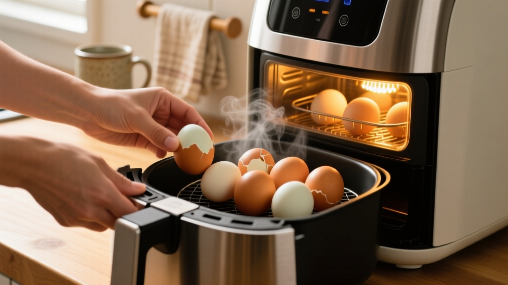 How to Cook Perfect Air-Fried Hard-Boiled Eggs: 13 Minute...