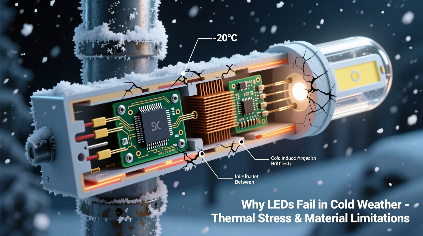 why do some led lights fail early in cold weather and how to prevent it