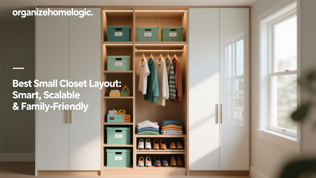 Smart Small Closet Layout: Scalable & Family-Friendly