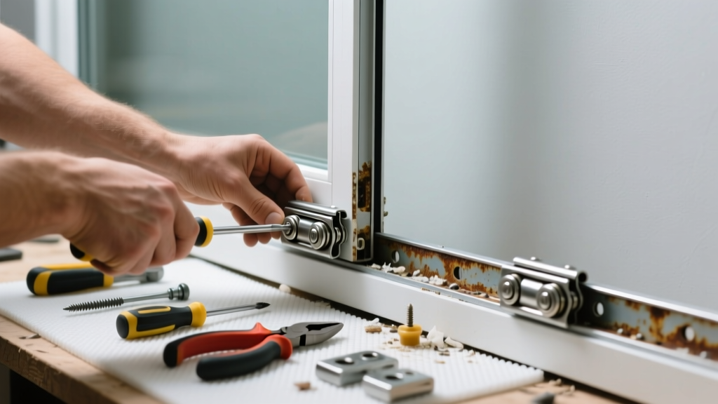 Fix Worn Sliding Glass Door Rollers Yourself