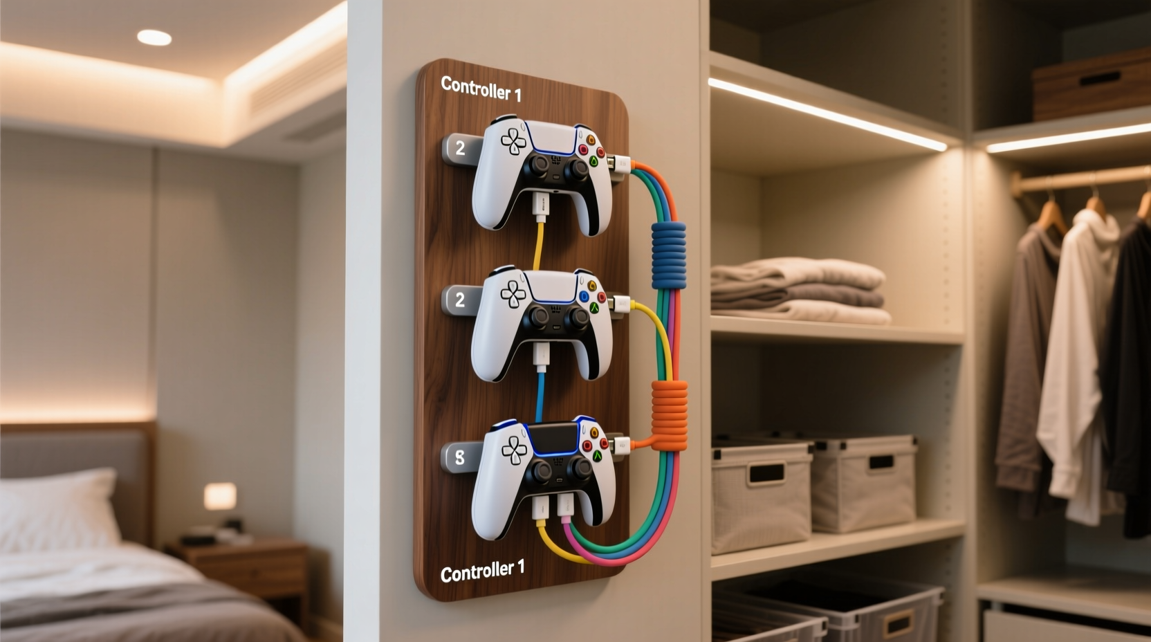 ps controller closet storage tips