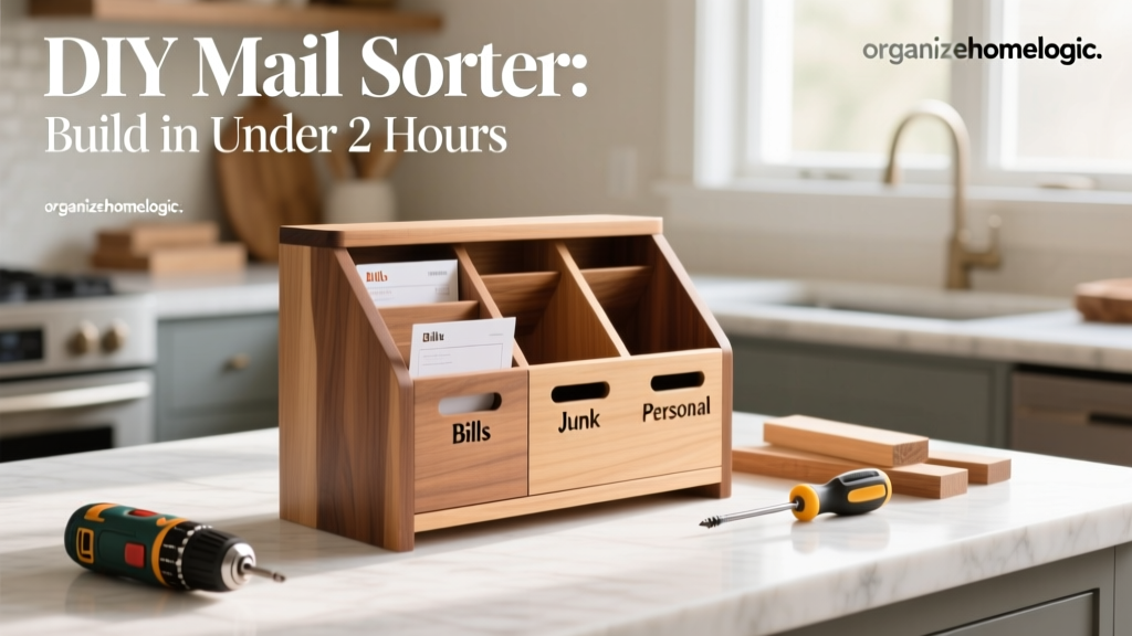DIY Mail Sorter: Build in Under 2 Hours