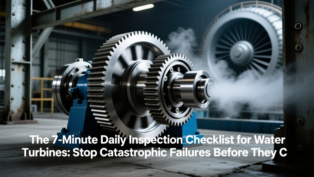 Water Turbine Daily Inspection Checklist: Prevent $250k+