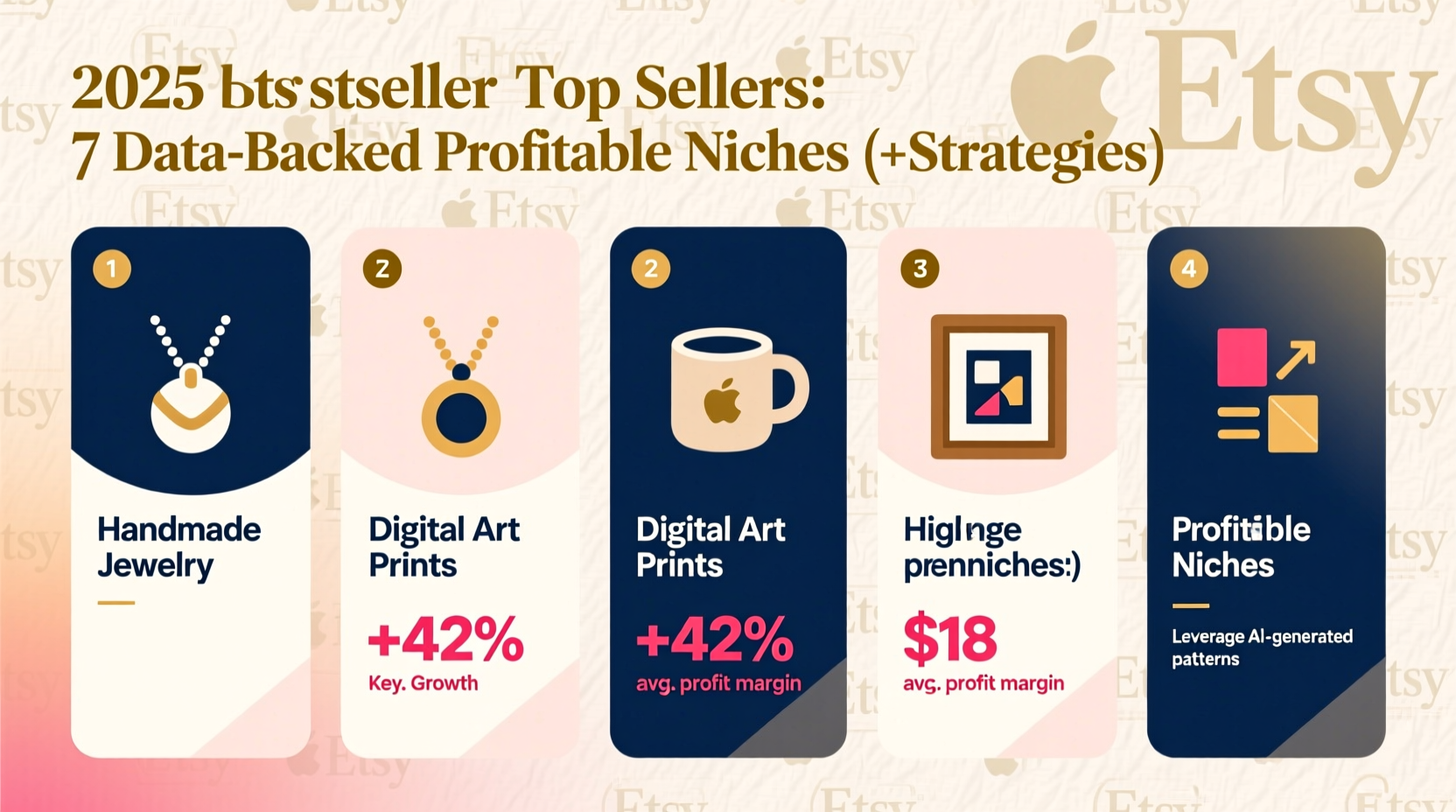 2025 Etsy Top Sellers: 7 Data-Backed Profitable Niches (+Strategies)