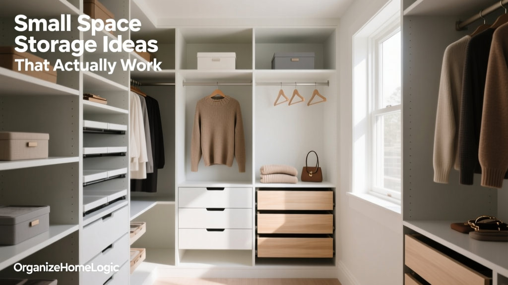 Small Space Closet Storage Ideas That Actually Work