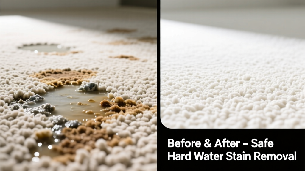 How to Remove Hard Water Stain from Carpet Safely