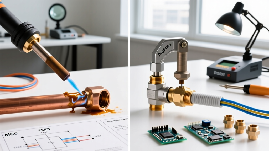 Soldering for Plumbing vs ProPress: Complete Method Comparison