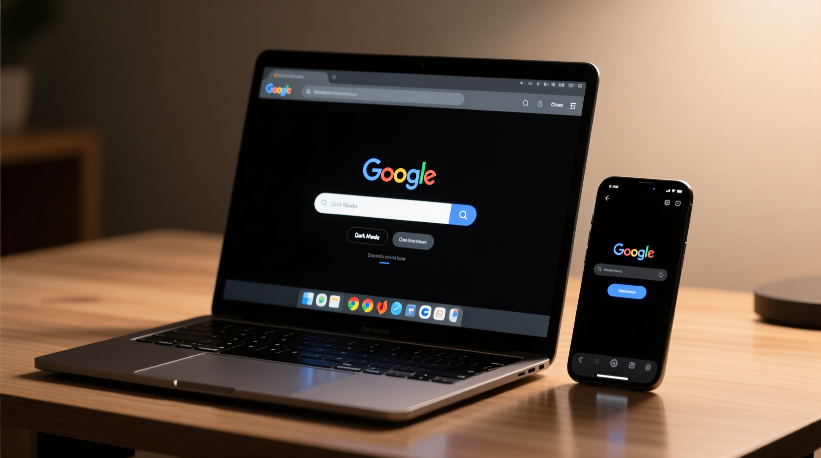 how to use google searchs new dark mode in any browser