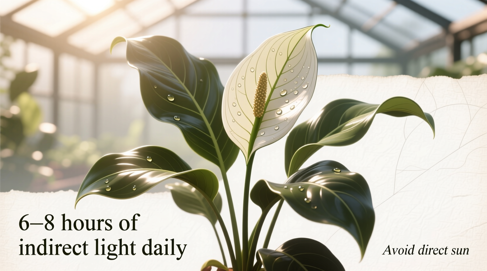 How Much Light Does A Peace Lily Need