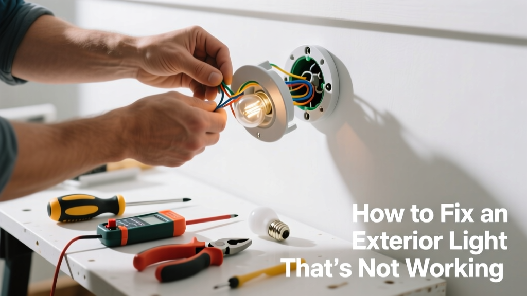 How to Fix an Exterior Light That’s Not Working