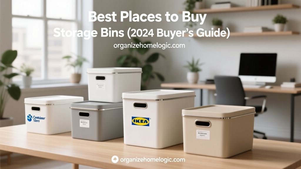 Best Places to Buy Storage Bins (2024 Buyer’s Guide)