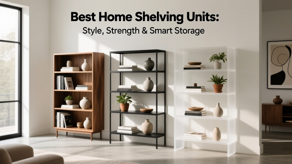 Best Home Shelving Units: Style, Strength & Smart Storage