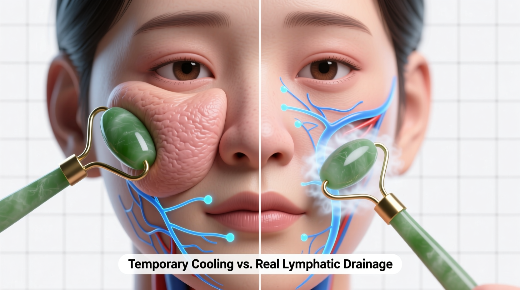 do facial rollers really reduce puffiness or is it just temporary cooling