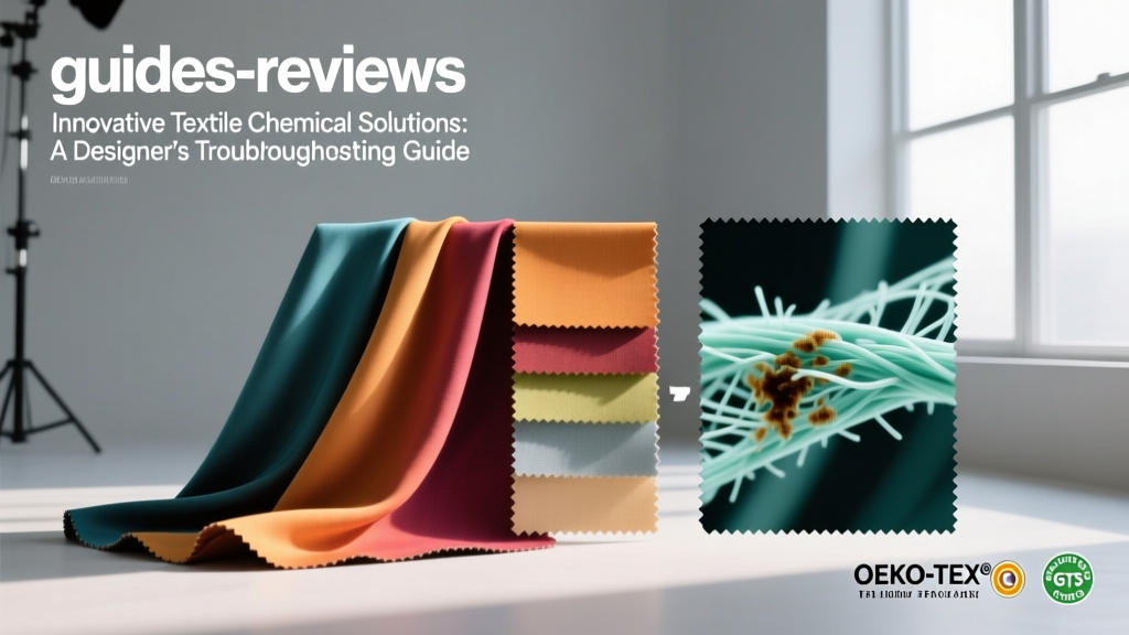 Innovative Textile Chemical Solutions: A Designer's Troubleshooting Guide