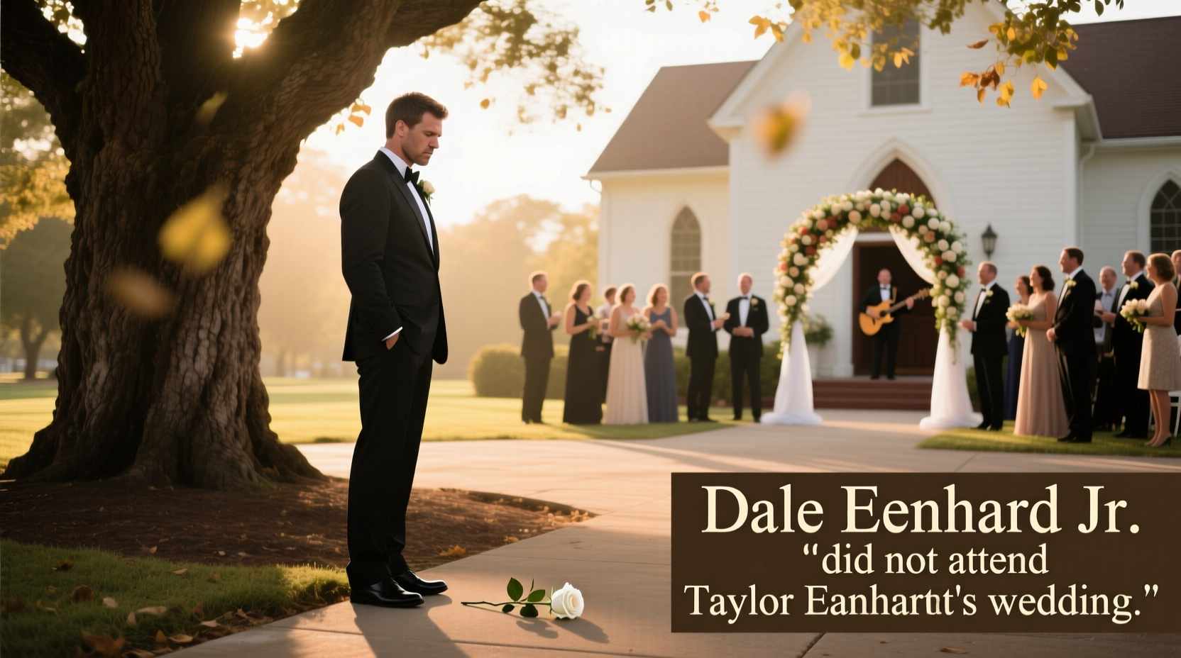 did dale earnhardt jr attend taylor earnhardt wedding
