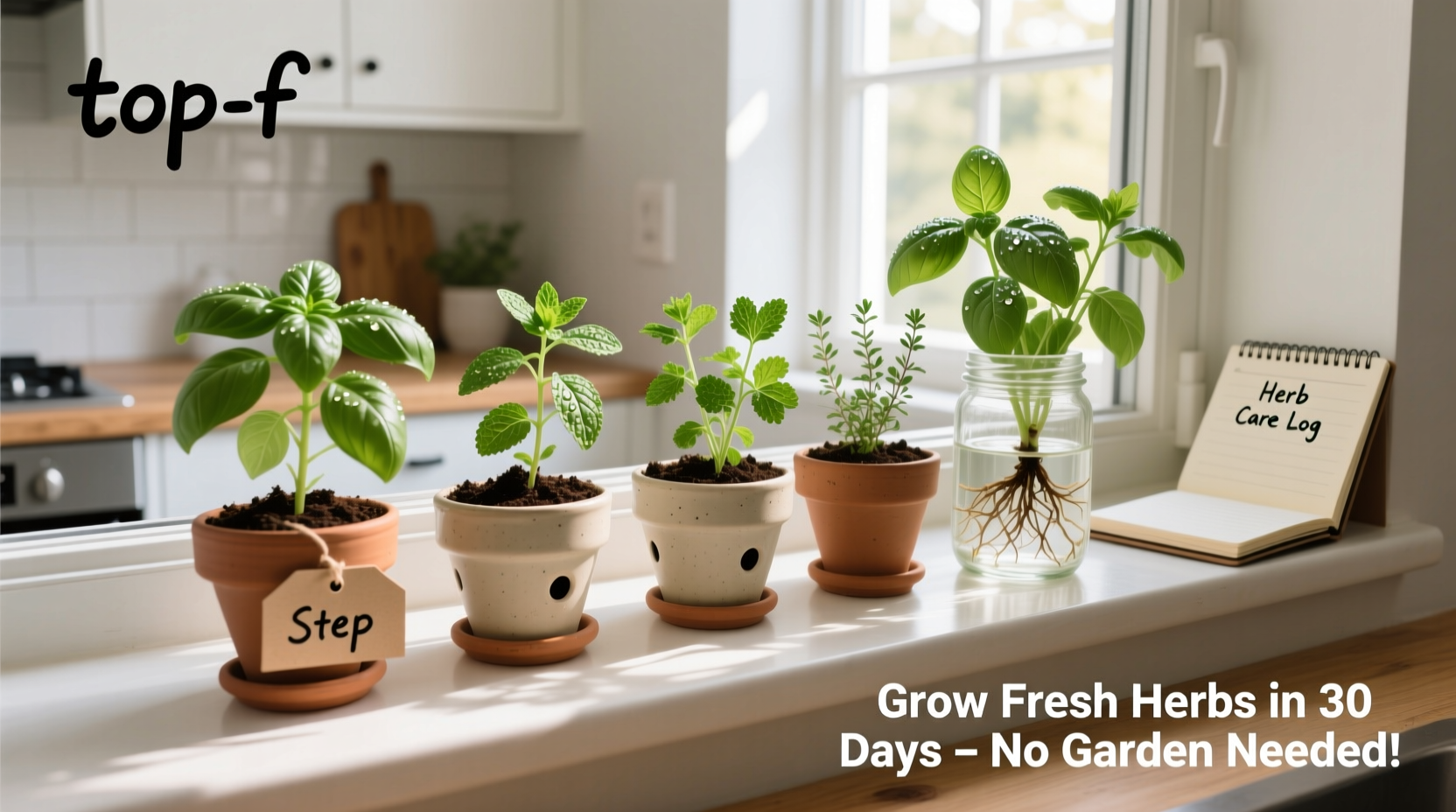 how to grow herbs indoors with only a windowsill no fancy setup needed