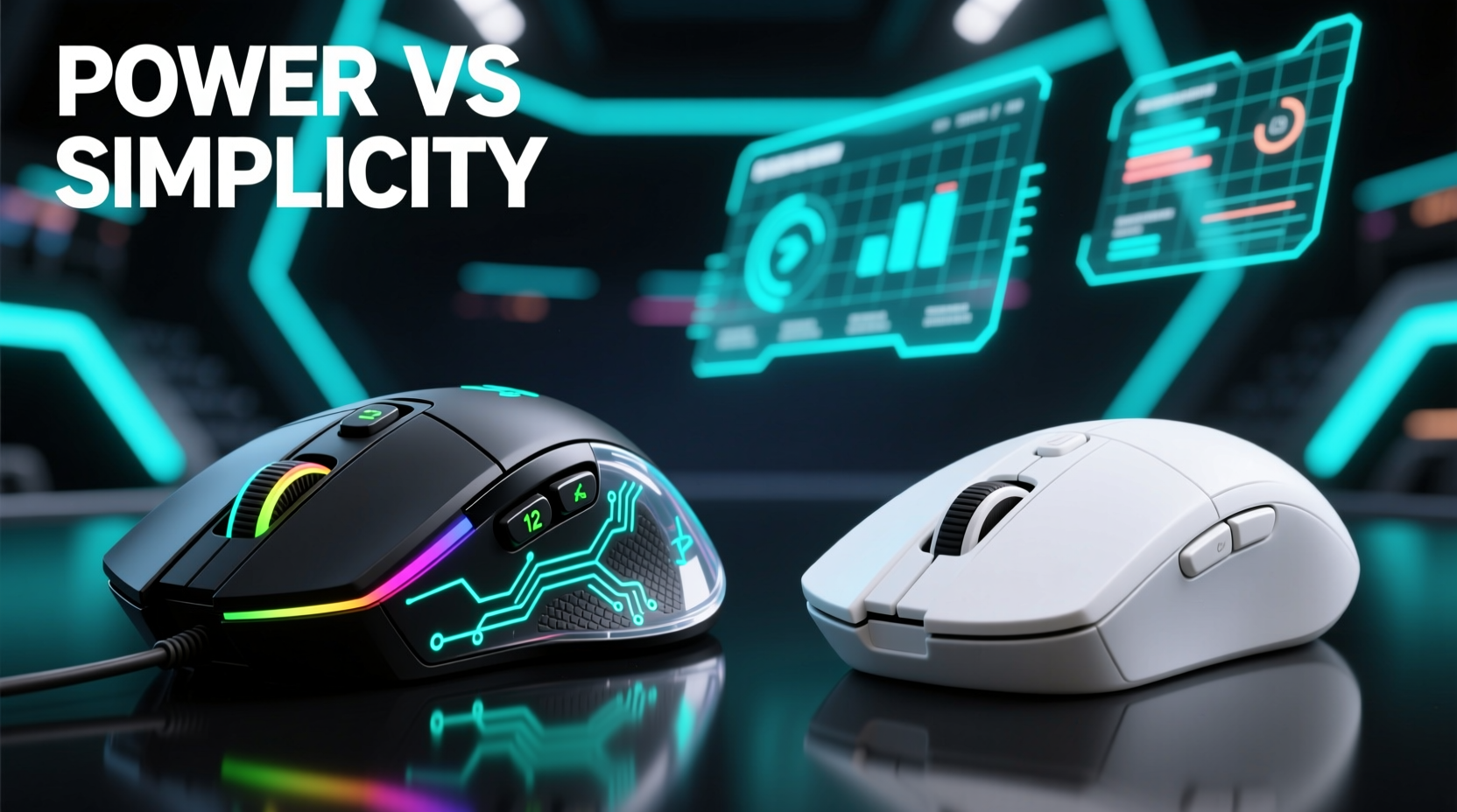 gaming mouse with extra buttons vs simple design which enhances gameplay
