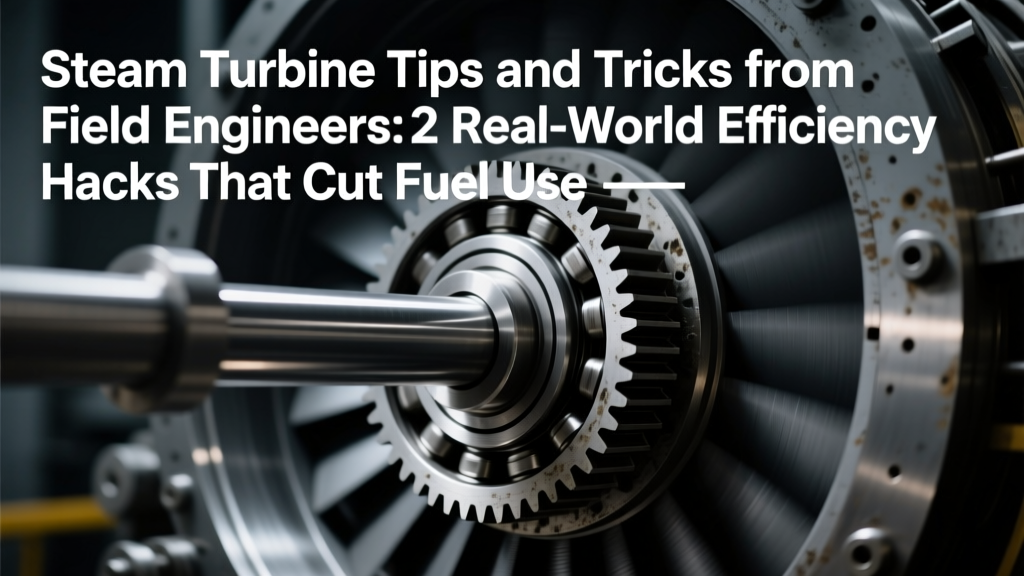 12 Steam Turbine Efficiency Hacks: Save 3–7% Fuel &