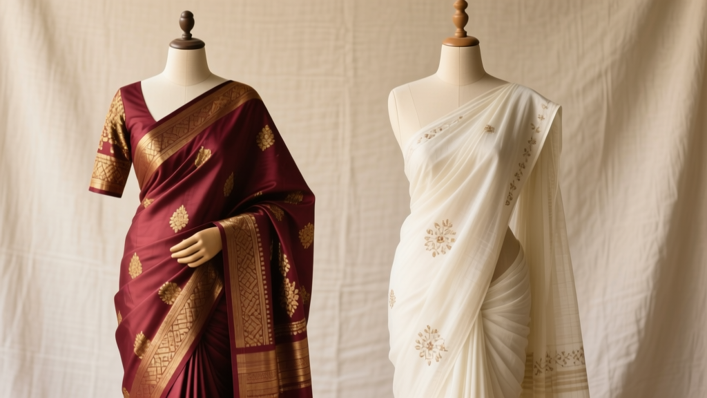 Kanjeevaram vs Mulmul Sari: Ceremonial & Everyday 2026