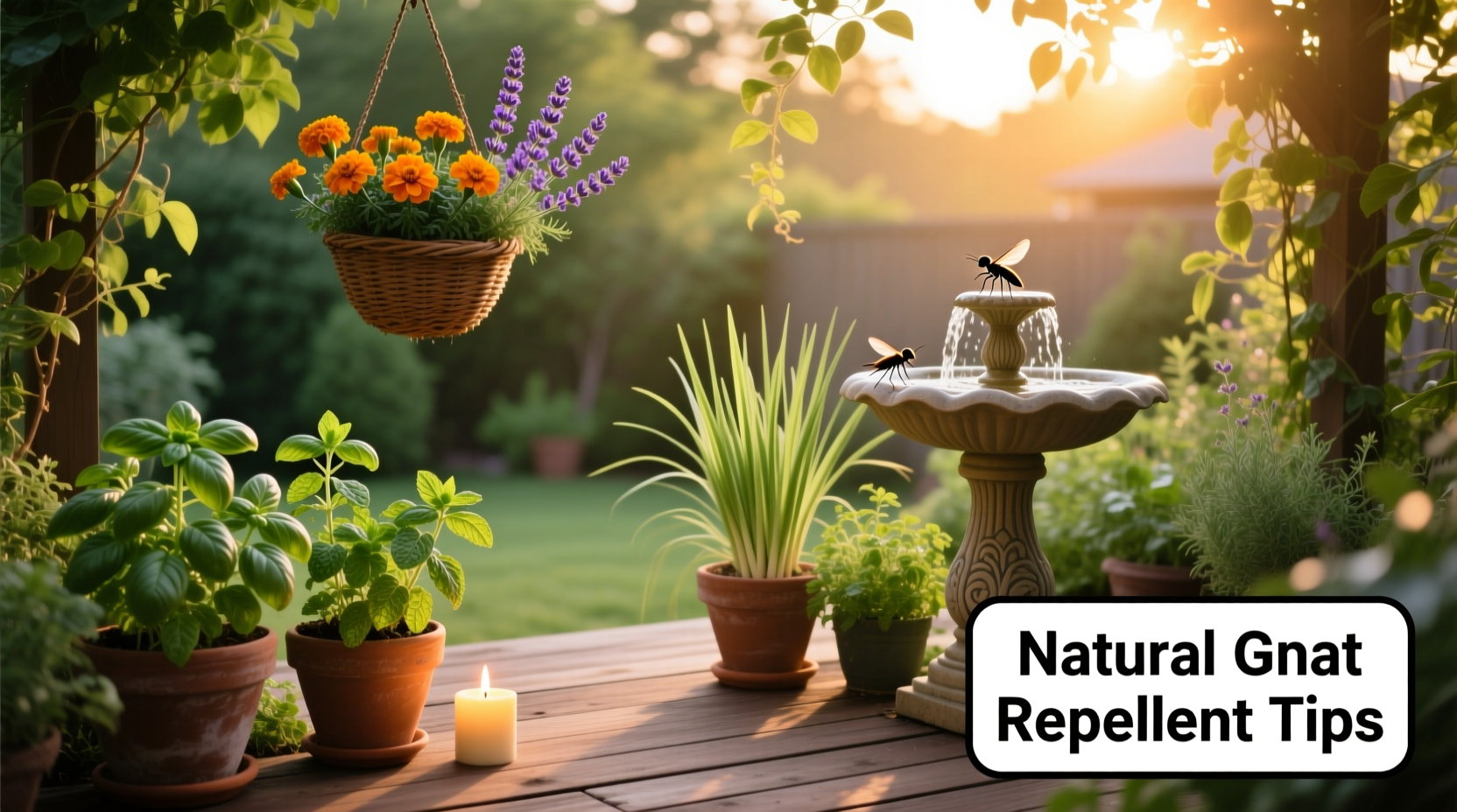 View of Best Natural Ways To Repel Gnats From Your Patio Without Chemical Sprays