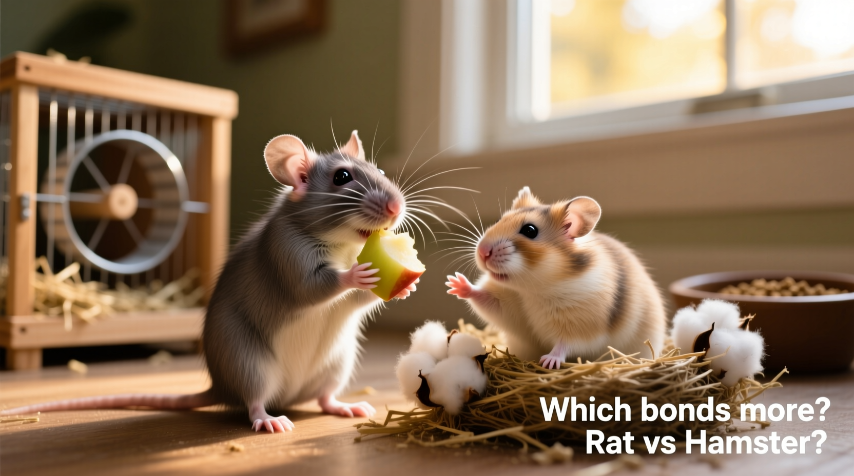 pet rat vs hamster which small animal bonds more with owners