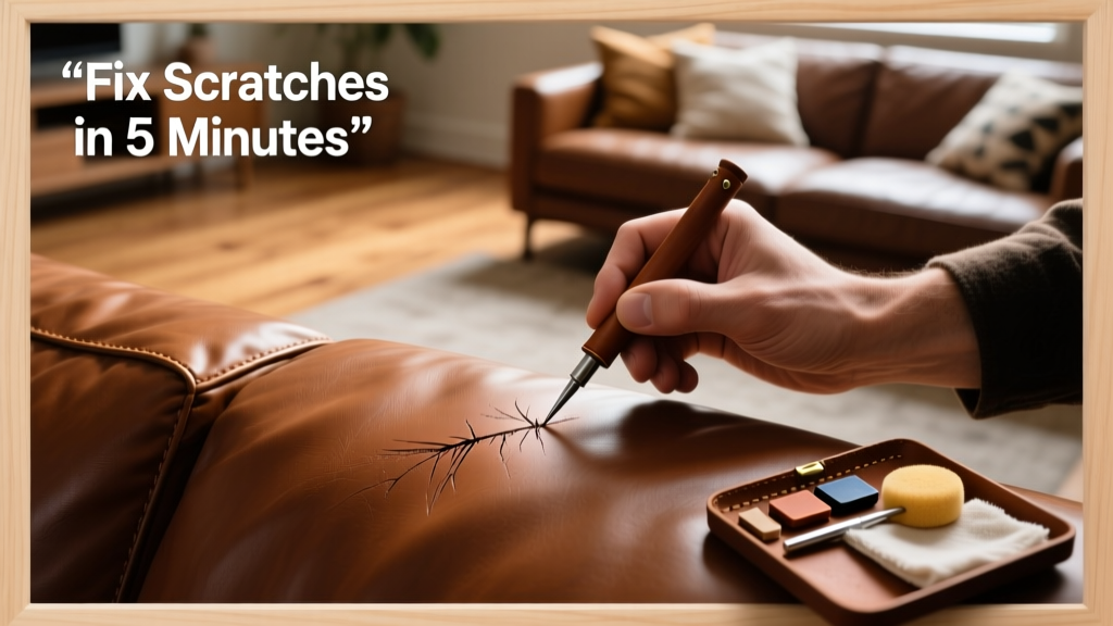 How to Repair Cat Scratches on Leather Furniture