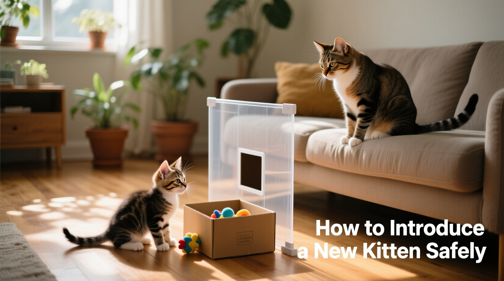 Photo inspiration: Visual Reference: How To Safely Introduce A New Kitten To An Older
