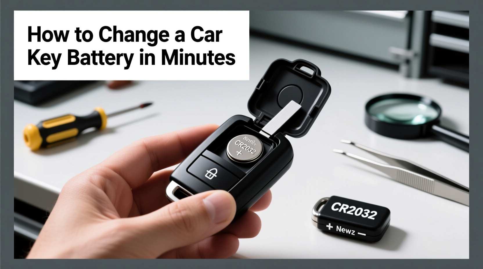 how do you change a car key battery