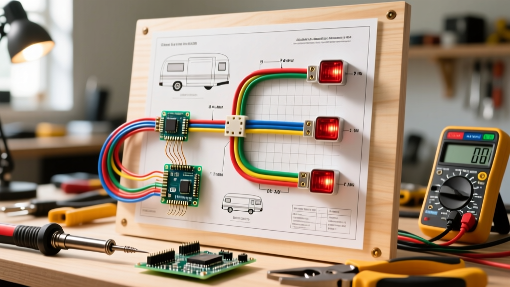Complete Wiring Diagram for Tail Lights: Trailer & RV Harness Guide