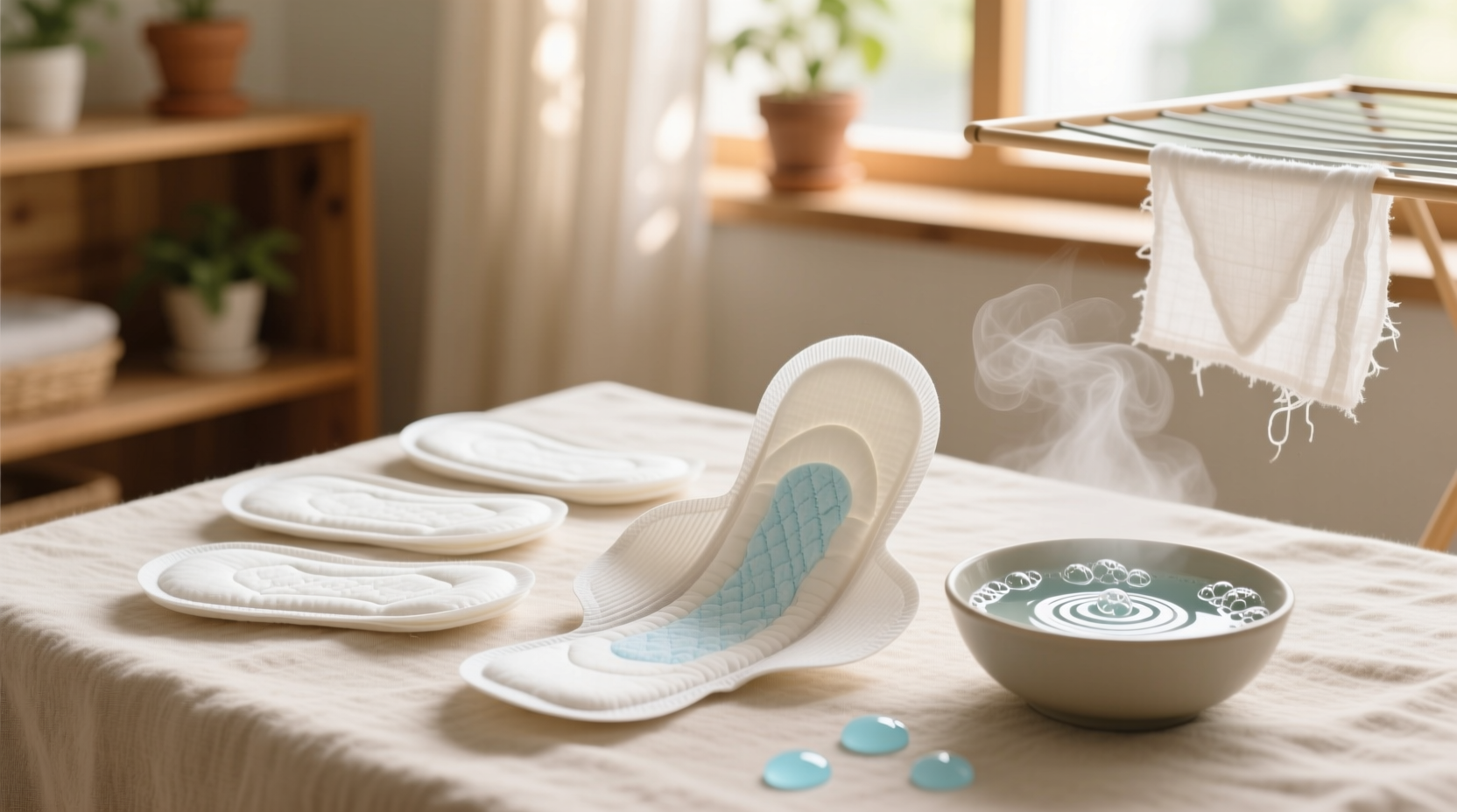 how to sanitize cloth pads safely