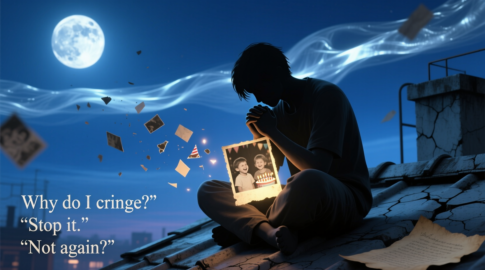 why do i cringe at old memories at 3am stopping the thought loop