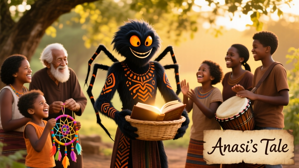 Anansi: The Wisdom of the Spider in Modern Parenting and Family Resilience