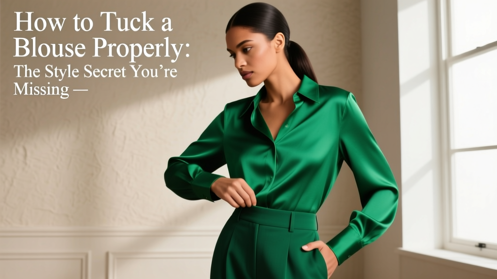 How to Tuck a Blouse Properly: The Style Secret You’re Missing