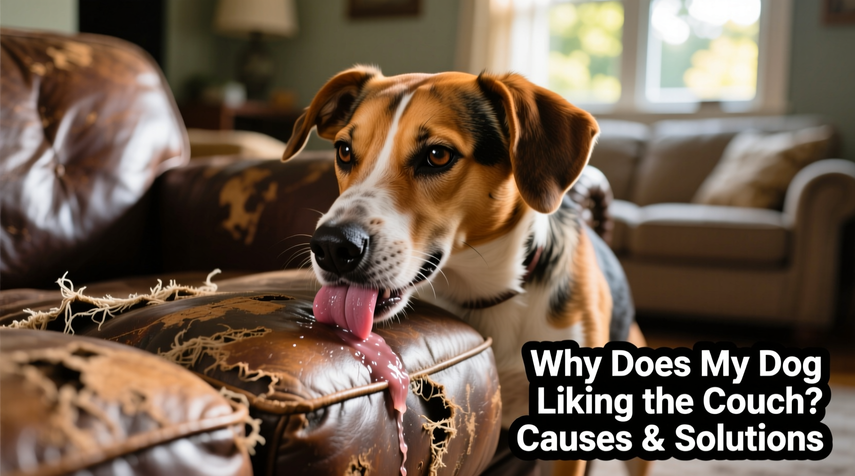 why is my dog obsessed with licking the couch causes and how to stop it