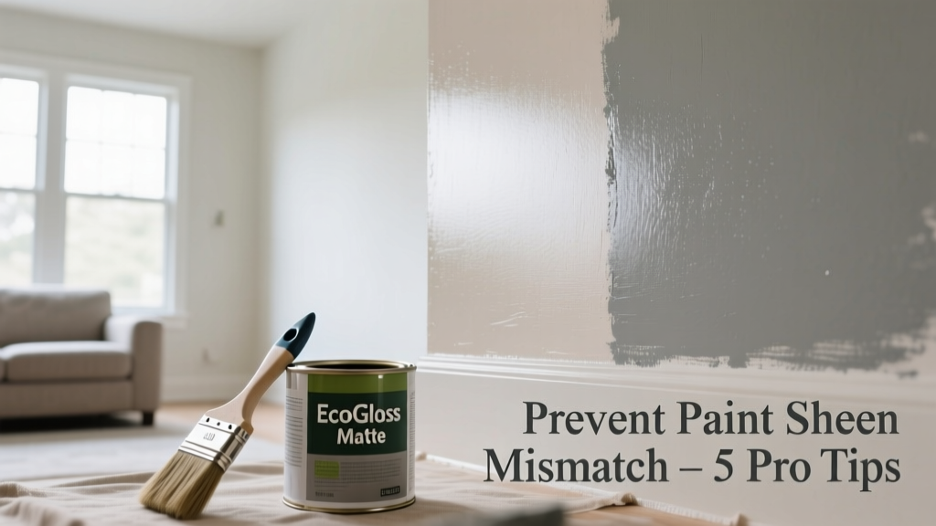 How to Prevent Paint Sheen Mismatch in Home Interiors