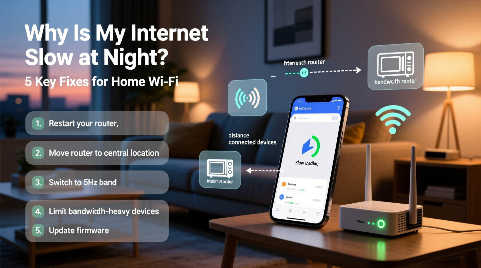 Why Is My Internet Slow At Night Troubleshooting Guide For Home Wifi