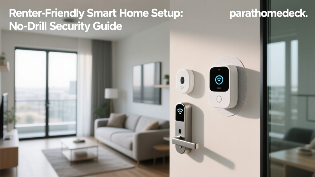 Renter-Friendly Smart Home Setup: No-Drill Security Guide