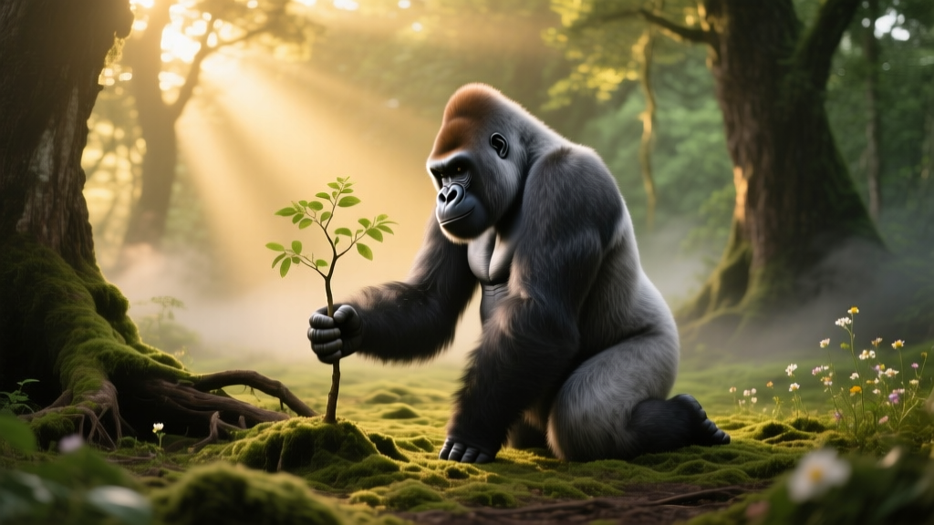 Gorilla Feeling Tenderness: Emotional Dream Meaning