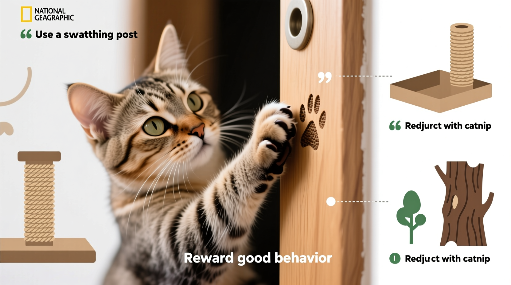 cat scratching door frames why it happens and humane ways to redirect the behavior