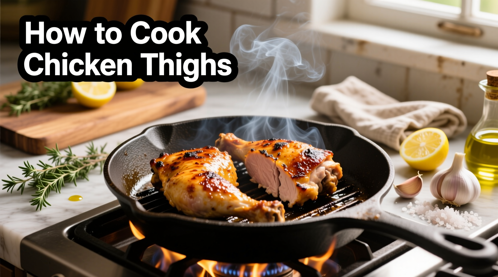 how do you cook chicken thighs