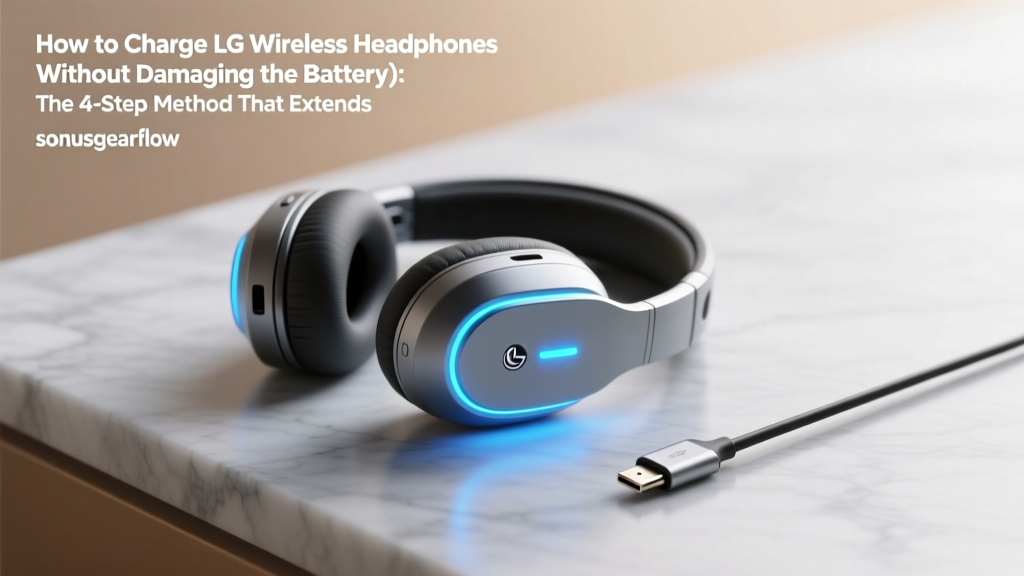How to Charge LG Wireless Headphones Correctly