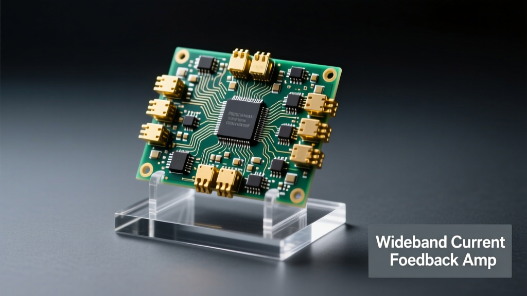 Wideband Current Feedback Amplifier Boosts Wireless Video Processing