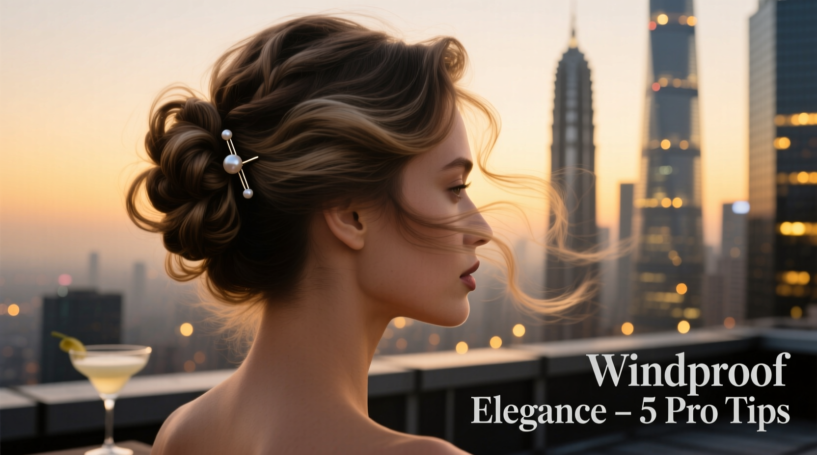 how to style hair for rooftop cocktail parties windproof tips